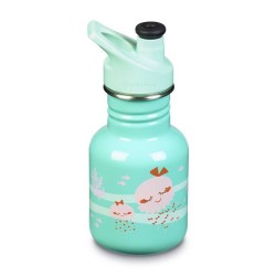 Gourde bouteille en inox - 355 ml - Bouchon sport - "Jellyfish Ocean"