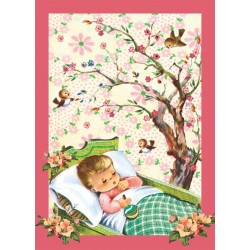 Carte postale "Enfant endormi"