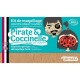 Kit de maquillage 3 couleurs "Pirate & Coccinelle"