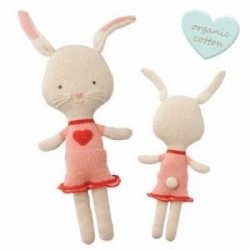 Doudou crocheté "Cuddly Friends" Rita Rabbit - coton bio