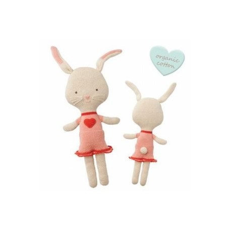 Doudou crocheté "Cuddly Friends" Rita Rabbit - coton bio