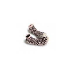 Chaussons "Quête d'amour - Sweet Leopard" - Made in France