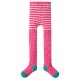 Collants "Tamsyn Tights, Flamingo Polka Dot" - coton bio