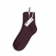 Chaussettes courtes "Aubergine" - Made in France
