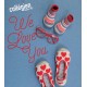 Chaussons ballerines "We Love U - Just in Love" - Made in France