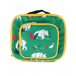 Lunch Bag "Pack a Snack, Rhino Ramble" - polyester recyclé