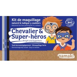 Kit de maquillage 3 couleurs "Chevalier & Super-héros"