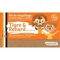 Kit de maquillage 3 couleurs "Tigre & Renard"