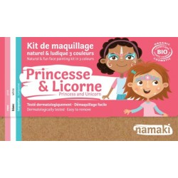 Kit de maquillage 3 couleurs "Princesse & Licorne"