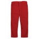 Pantalon velours "Callum Slim Cords, Tango Red" - coton bio
