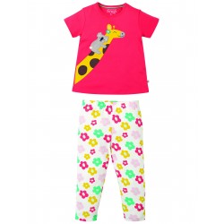 Pyjama "Lila PJs, Watermelon / Giraffe" - coton bio