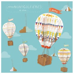 Kit créatif "Montgolfières"