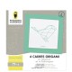 Kit créatif "Mes cadres animaux origami à colorier"