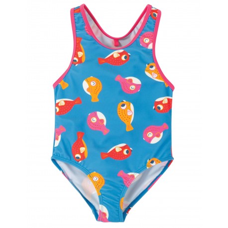 Maillot "Sally Swimsuit, Puffer Fish" - polyester recyclé
