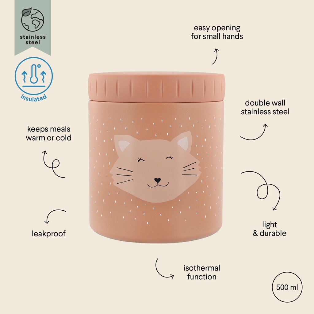 Boîte à goûter isotherme 500 ml - Mrs. Cat