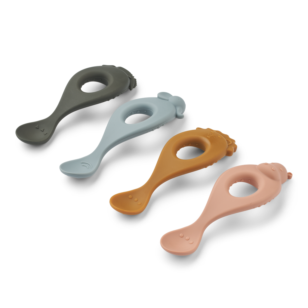 Lot de 4 cuillères en silicone Liva - Liewood