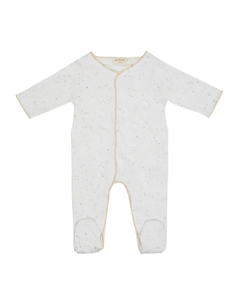 Pyjama blanc confettis taille 0-3 mois