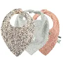 Trio de bavoirs bandana Lovely Leaves - Trixie