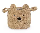 Teddy Bear Storage Basket Beige 25 X 20 X 20cm