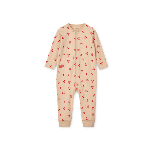 Birk Printed Pyjamas Jumpsuit - Cherries / Apple blossom